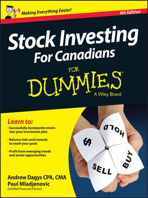 cover image of Stock Investing For Canadians For Dummies